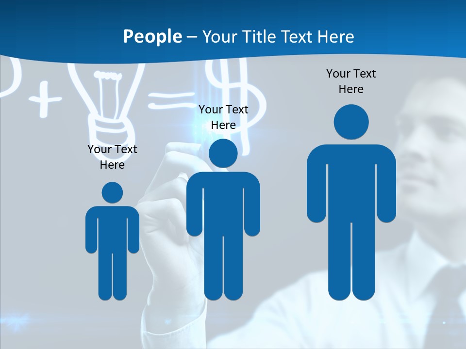 Solution Drawing Dollar PowerPoint Template