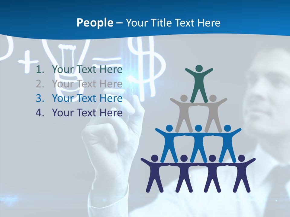 Solution Drawing Dollar PowerPoint Template