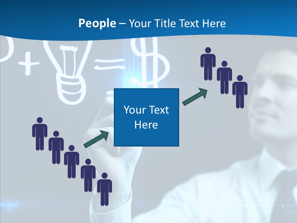 Solution Drawing Dollar PowerPoint Template
