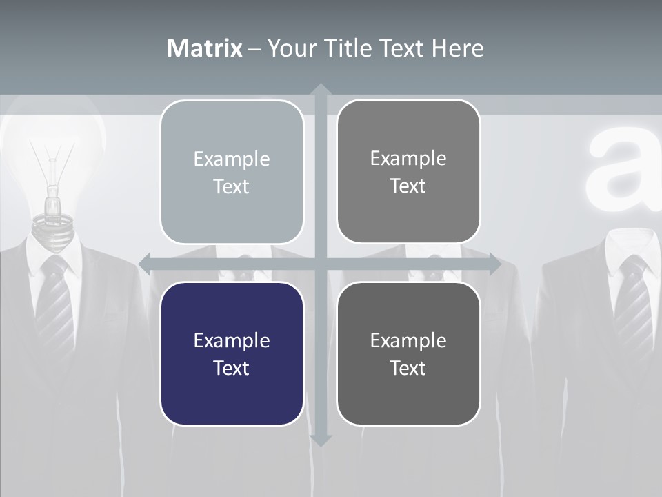 White Costume Supply PowerPoint Template