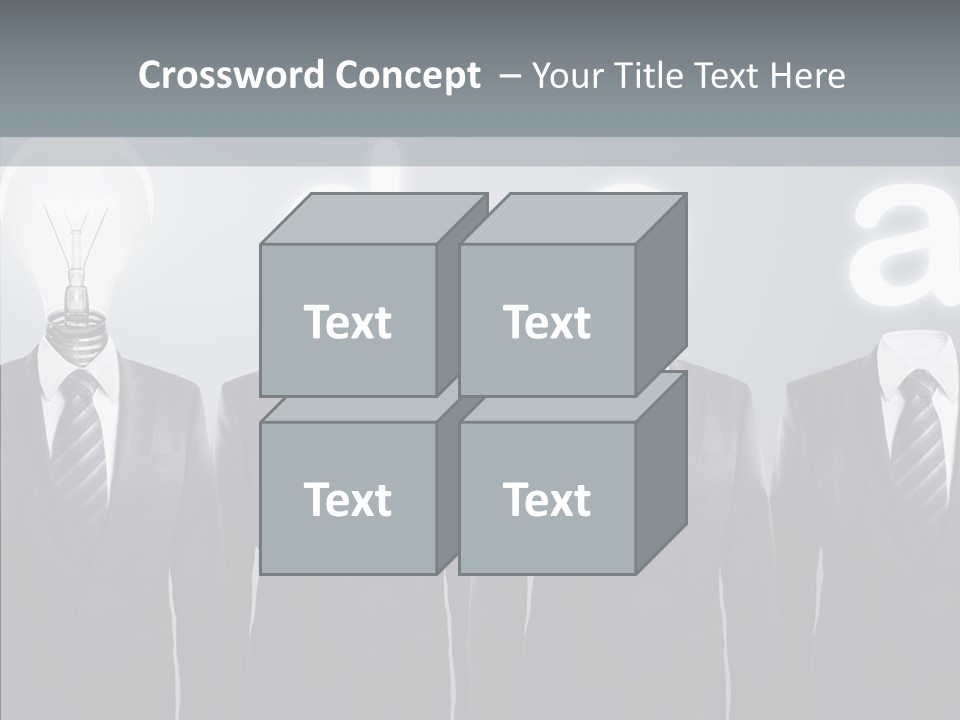White Costume Supply PowerPoint Template