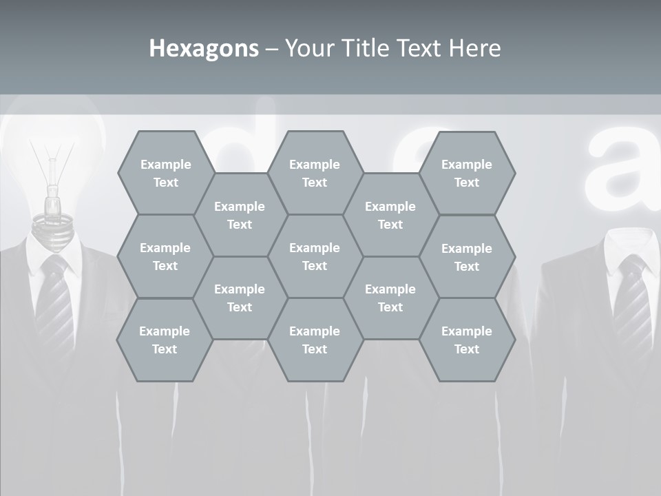 White Costume Supply PowerPoint Template