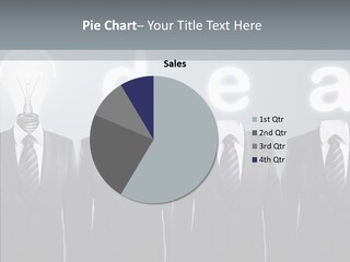 White Costume Supply PowerPoint Template