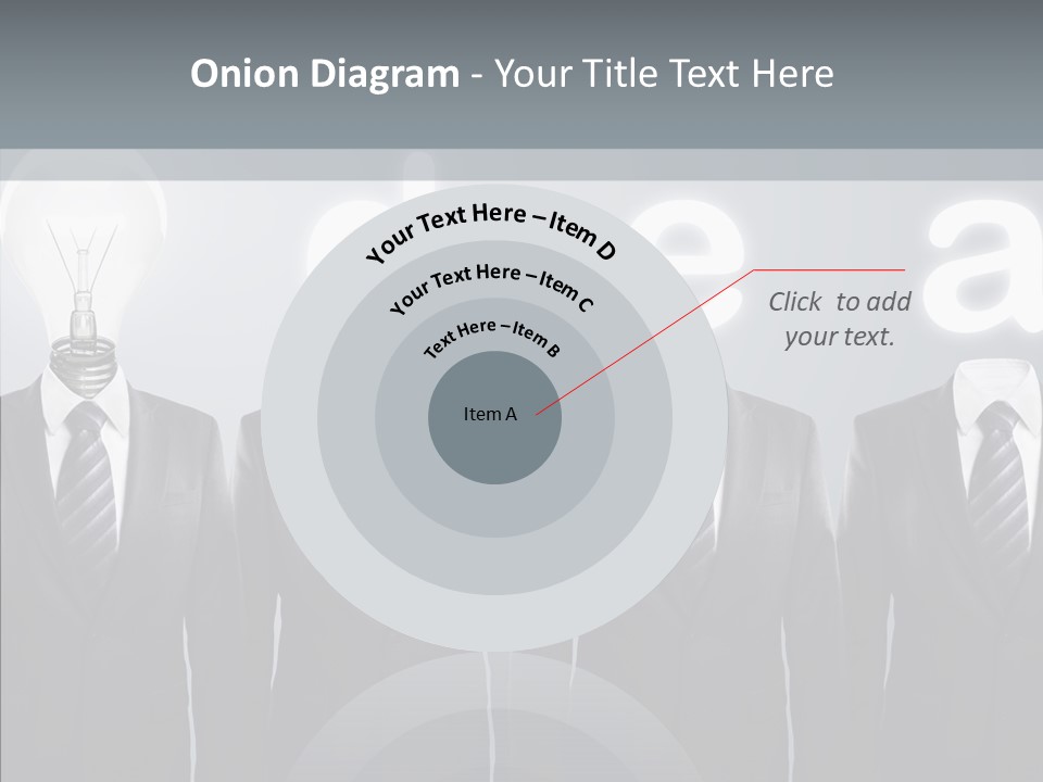 White Costume Supply PowerPoint Template