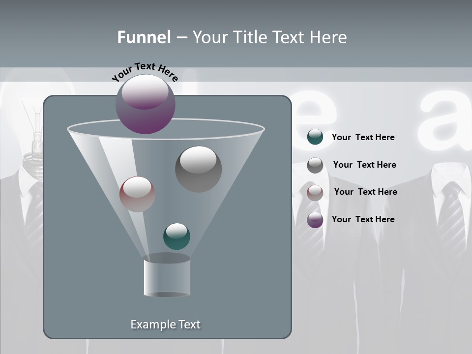 White Costume Supply PowerPoint Template