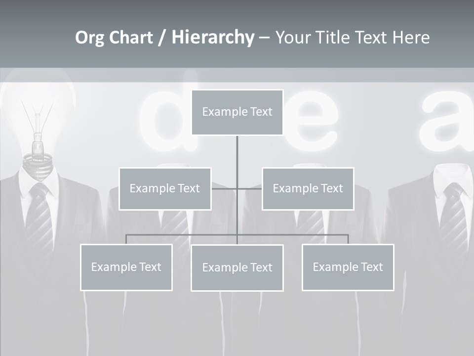 White Costume Supply PowerPoint Template