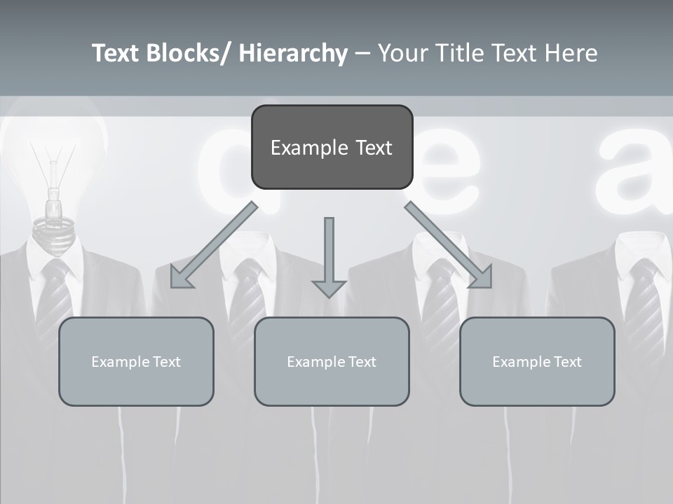 White Costume Supply PowerPoint Template