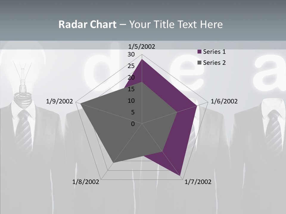 White Costume Supply PowerPoint Template