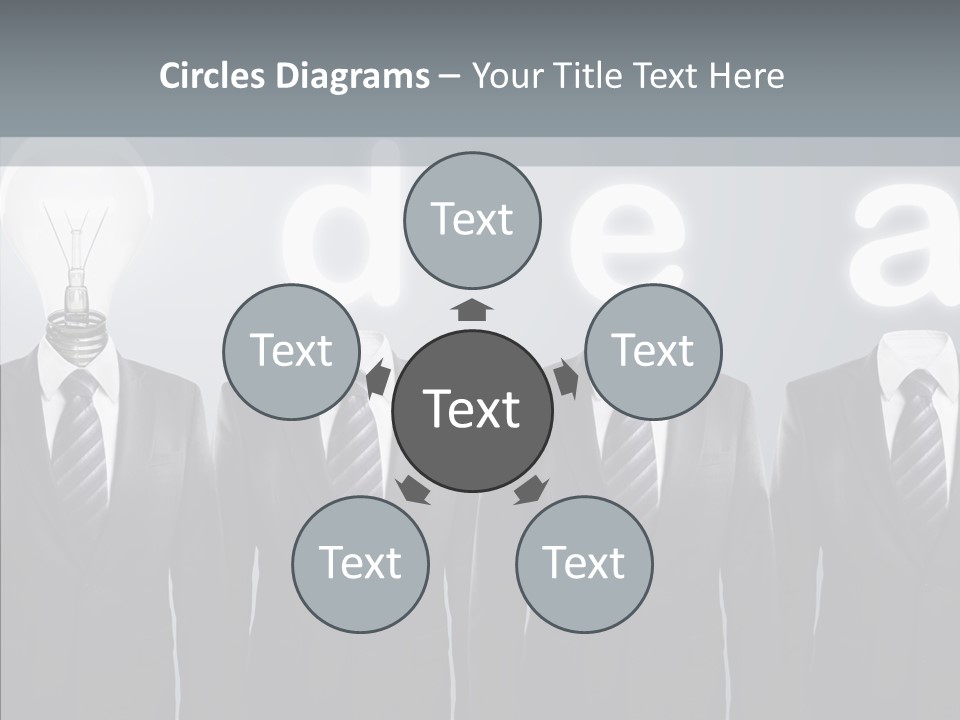 White Costume Supply PowerPoint Template