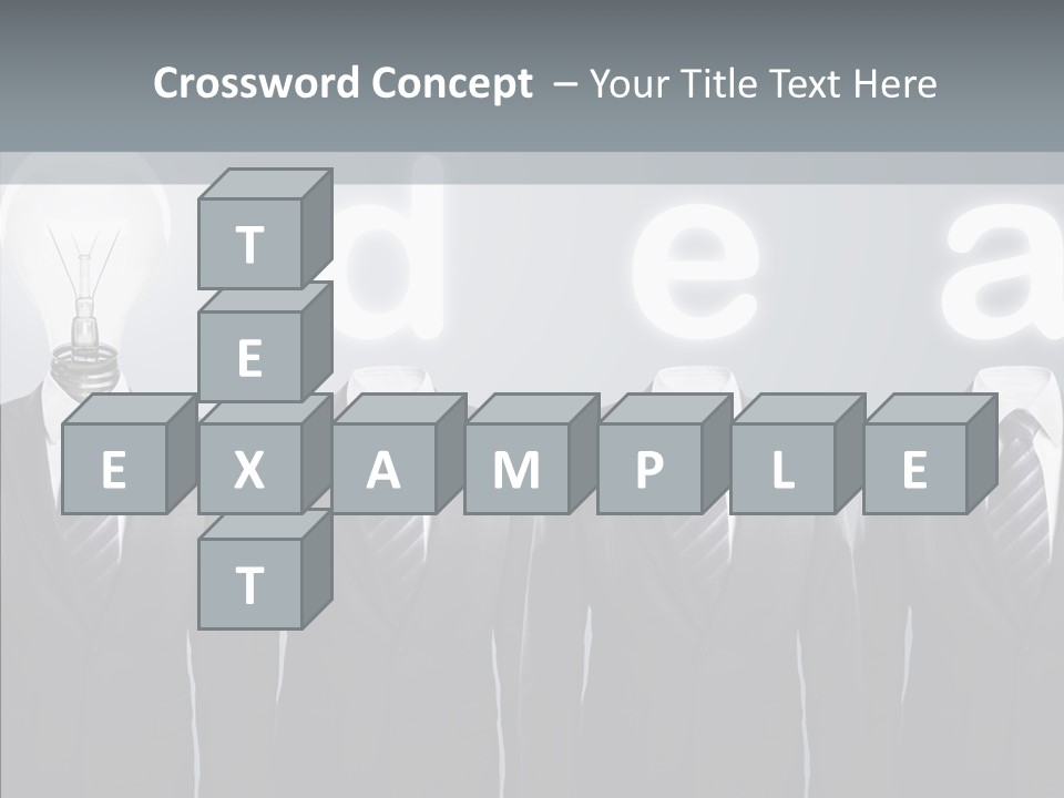White Costume Supply PowerPoint Template
