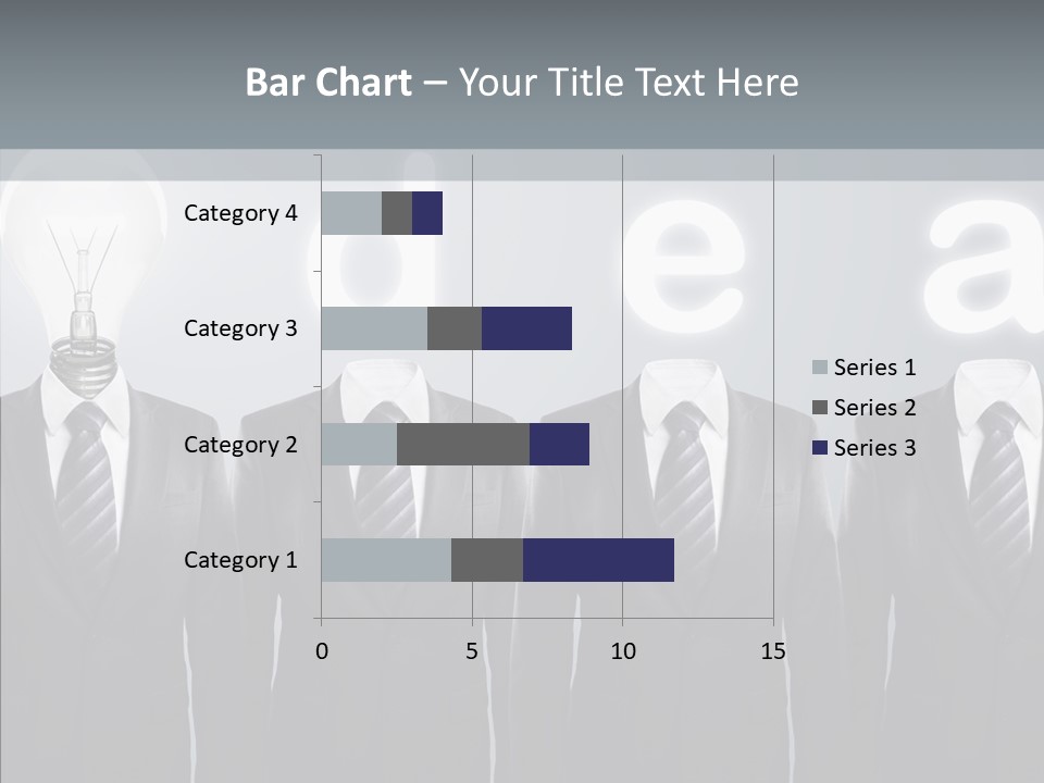 White Costume Supply PowerPoint Template