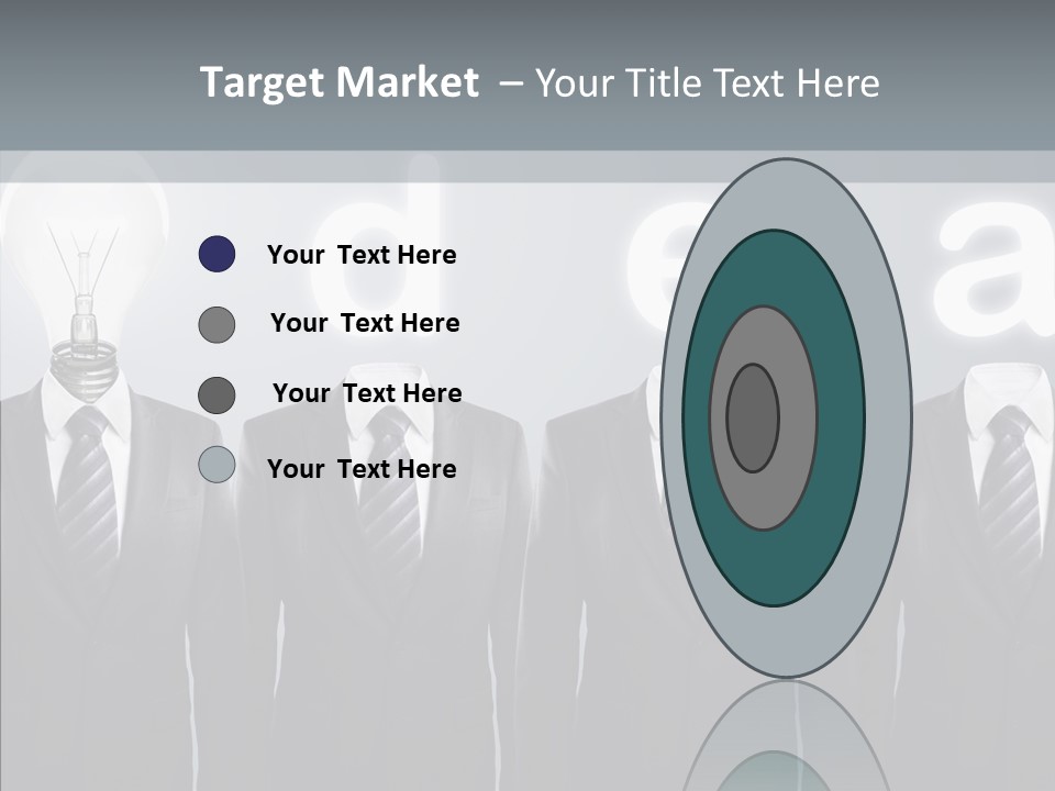 White Costume Supply PowerPoint Template