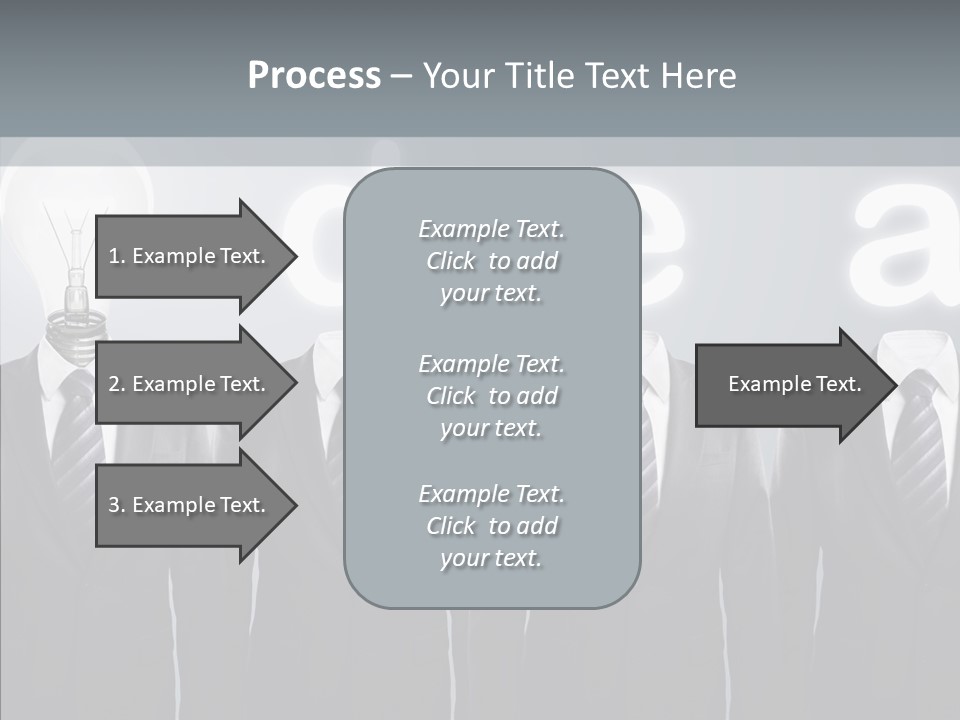 White Costume Supply PowerPoint Template