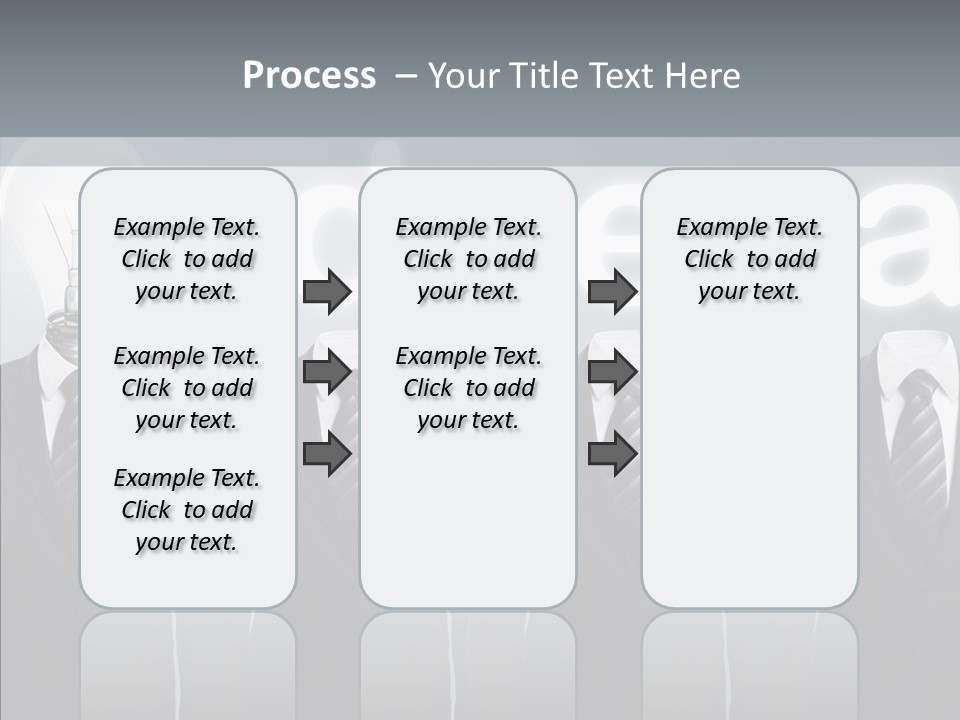 White Costume Supply PowerPoint Template