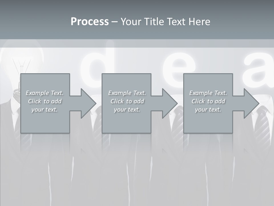 White Costume Supply PowerPoint Template