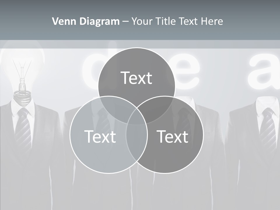 White Costume Supply PowerPoint Template