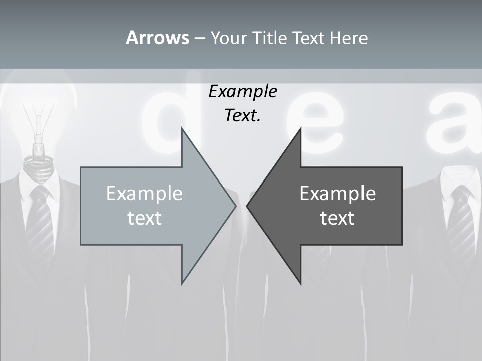 White Costume Supply PowerPoint Template