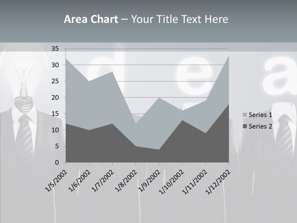 White Costume Supply PowerPoint Template