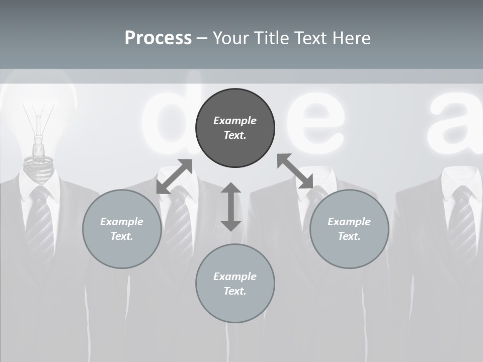 White Costume Supply PowerPoint Template