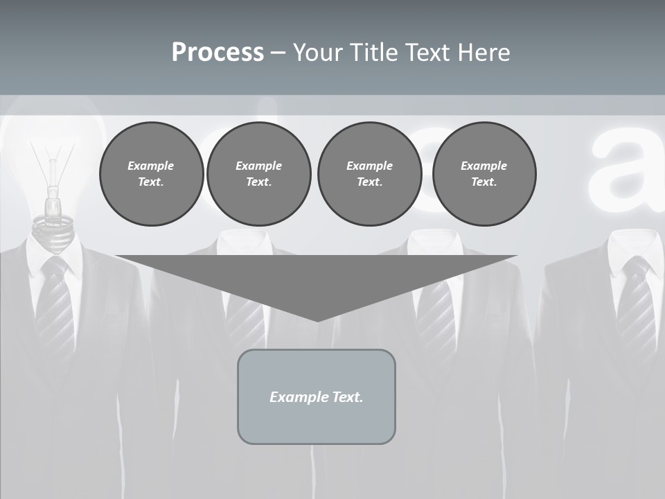 White Costume Supply PowerPoint Template