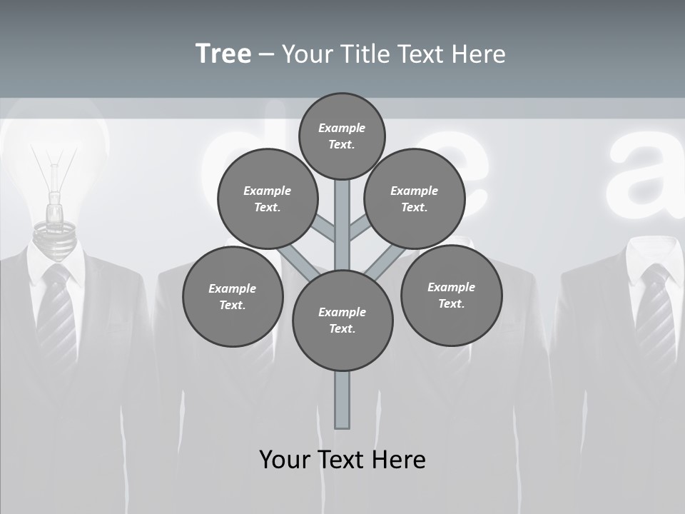 White Costume Supply PowerPoint Template