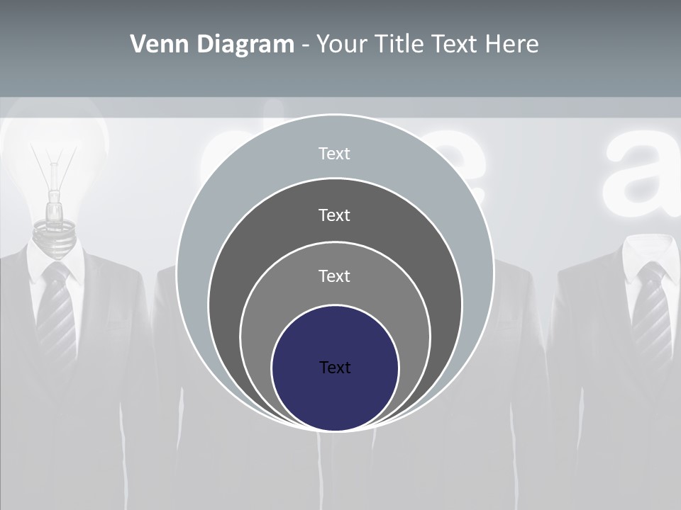White Costume Supply PowerPoint Template