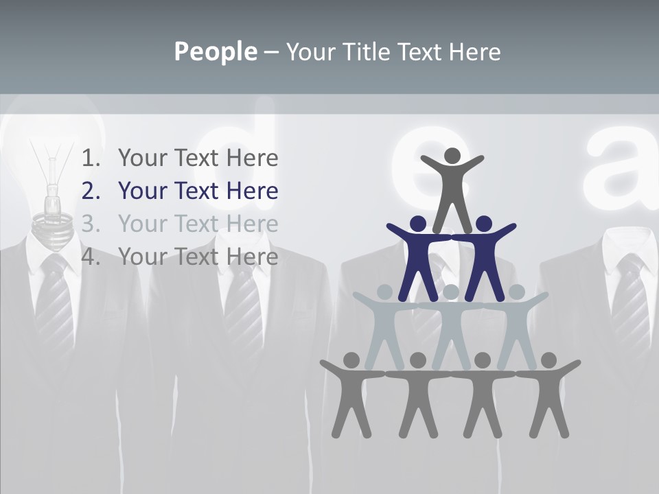 White Costume Supply PowerPoint Template