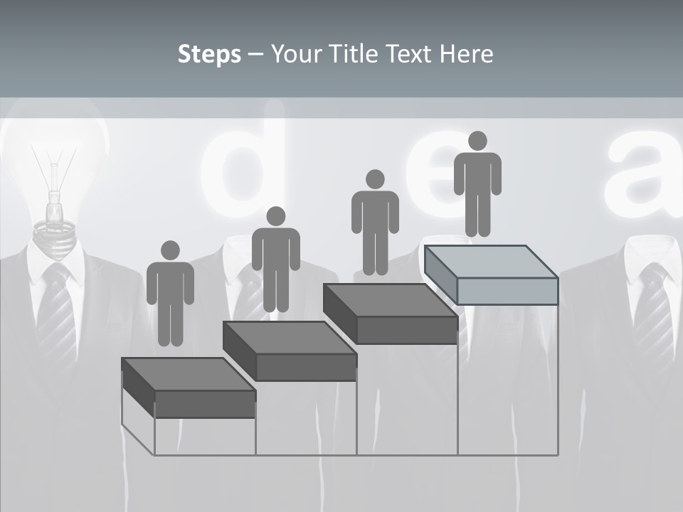 White Costume Supply PowerPoint Template