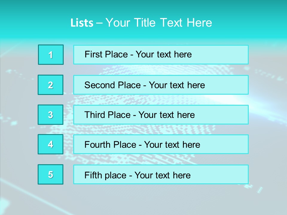 System Display Pattern PowerPoint Template