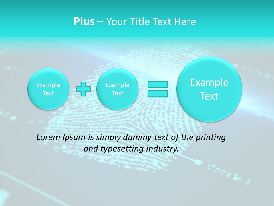System Display Pattern PowerPoint Template