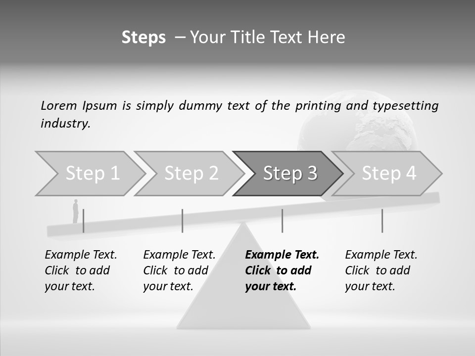 Leader Abstract Conceptual PowerPoint Template