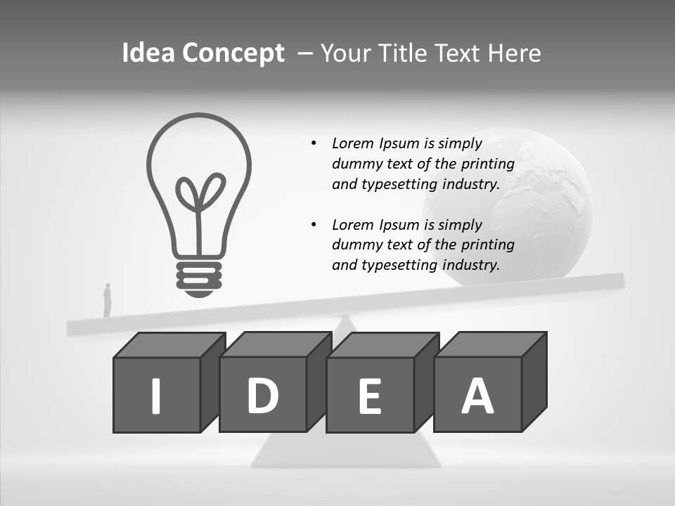 Leader Abstract Conceptual PowerPoint Template