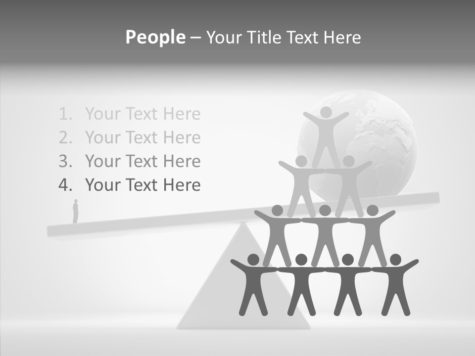 Leader Abstract Conceptual PowerPoint Template