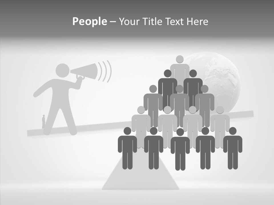 Leader Abstract Conceptual PowerPoint Template