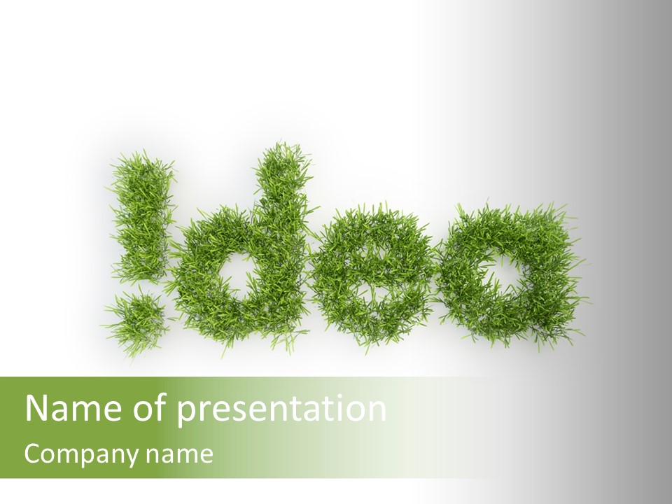 Conceptual Concept Ecology PowerPoint Template