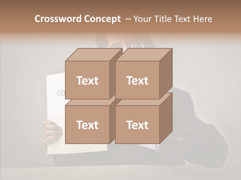 Career Marketing Caucasian PowerPoint Template