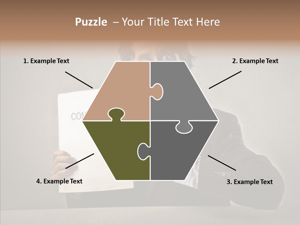 Career Marketing Caucasian PowerPoint Template