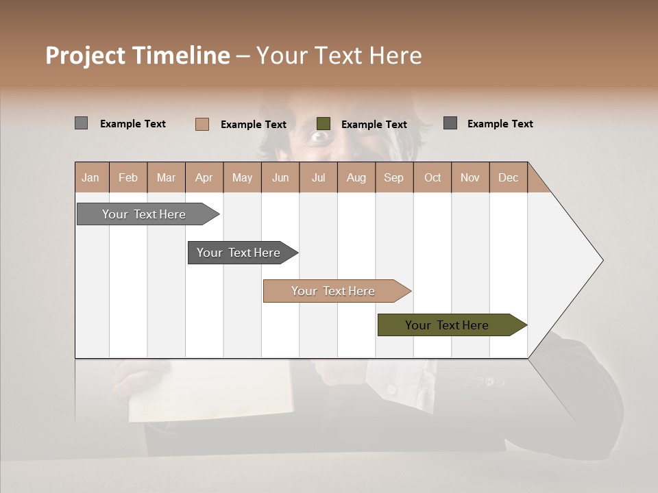 Career Marketing Caucasian PowerPoint Template