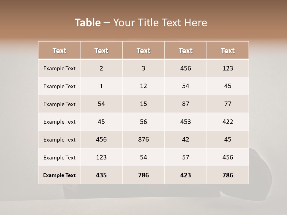 Career Marketing Caucasian PowerPoint Template