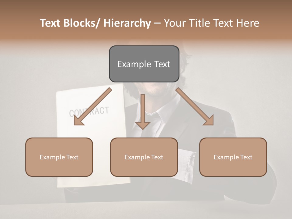 Career Marketing Caucasian PowerPoint Template