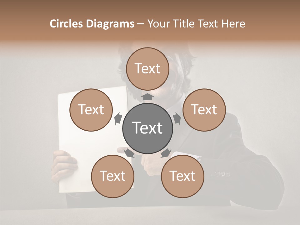 Career Marketing Caucasian PowerPoint Template