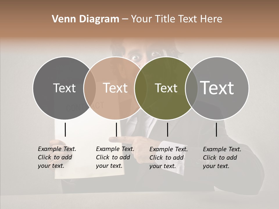 Career Marketing Caucasian PowerPoint Template