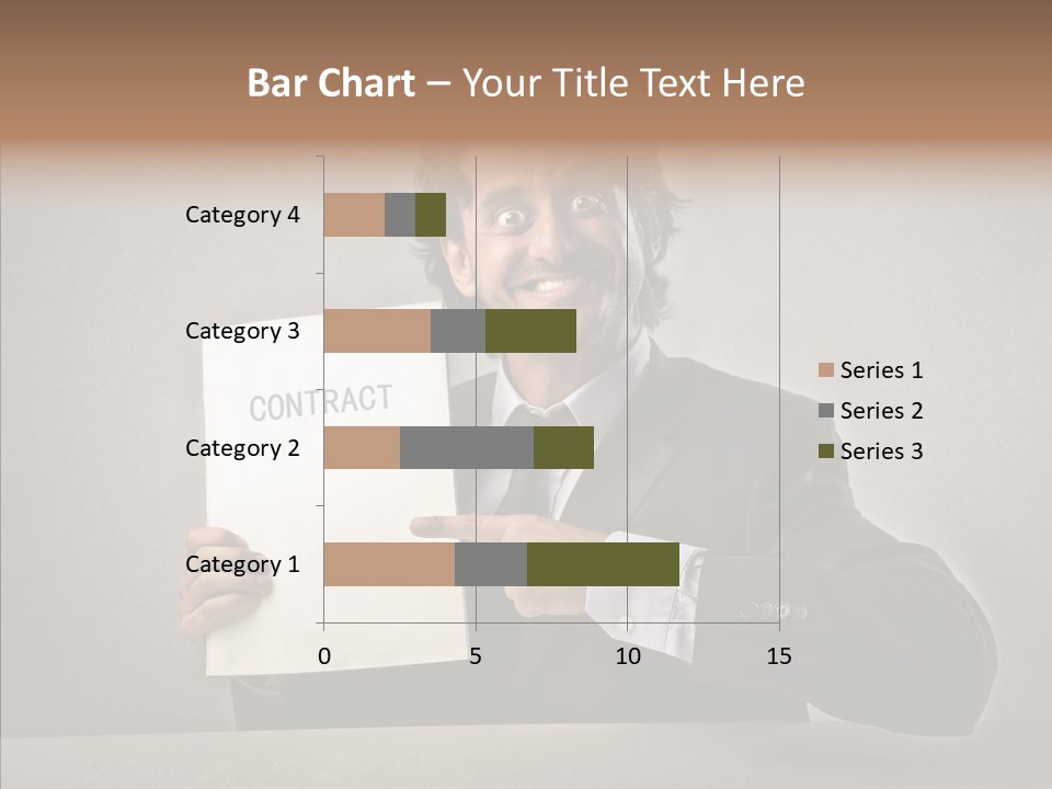Career Marketing Caucasian PowerPoint Template