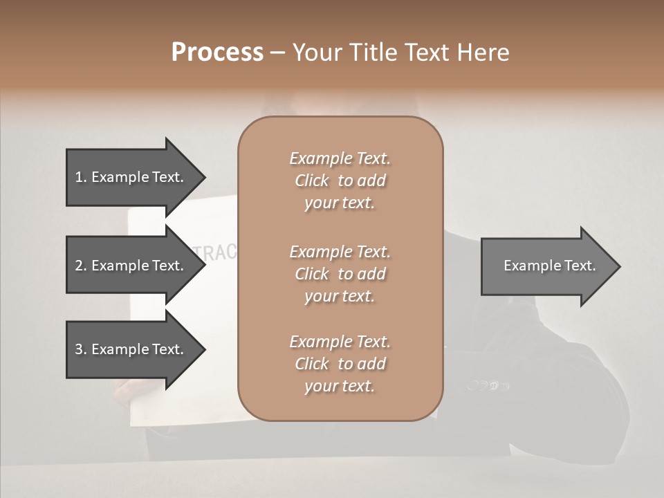 Career Marketing Caucasian PowerPoint Template