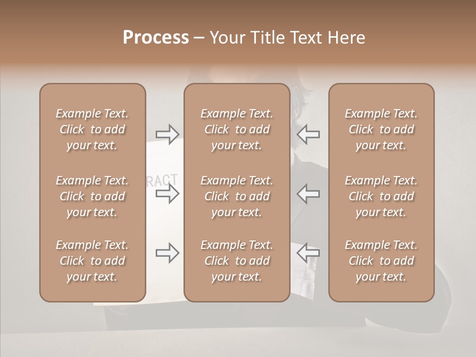 Career Marketing Caucasian PowerPoint Template