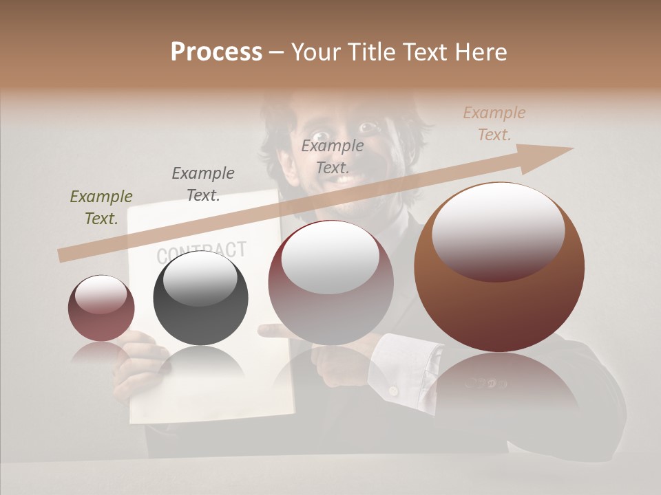 Career Marketing Caucasian PowerPoint Template