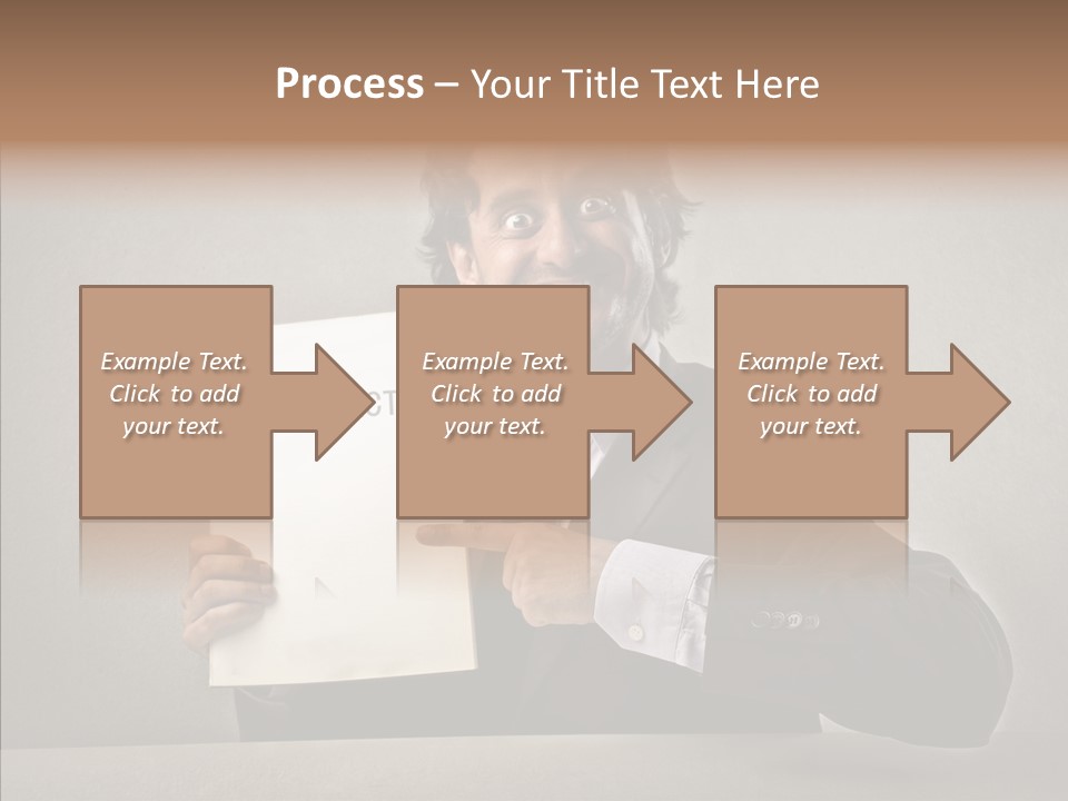 Career Marketing Caucasian PowerPoint Template