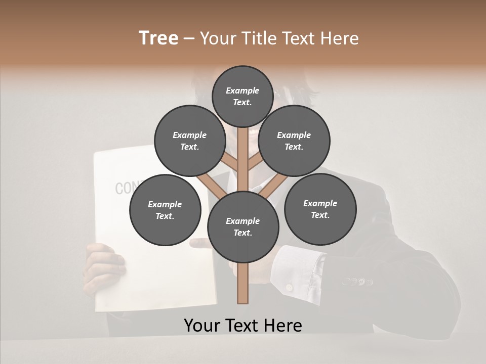 Career Marketing Caucasian PowerPoint Template