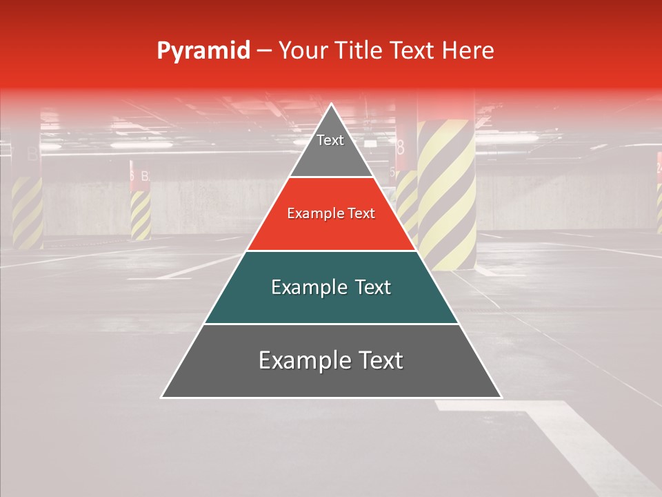 Asphalt Blurred Illuminated PowerPoint Template