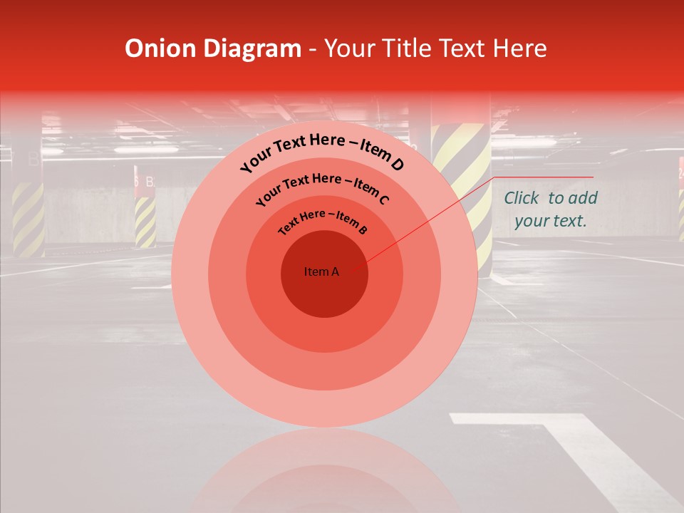 Asphalt Blurred Illuminated PowerPoint Template